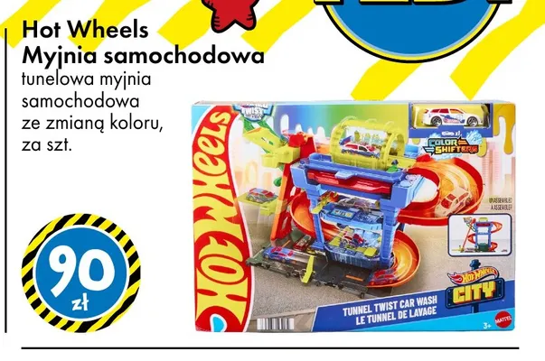 Myjnia samochodowa Hot Wheels promocja w Tedi
