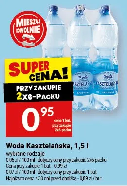 Woda Kasztelanka promocja w Twój Market