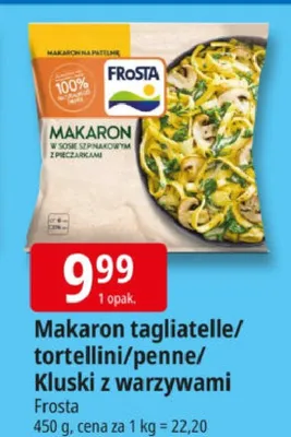 Makaron tagliatelle/tortellini penne/kluski z warzywami promocja w Leclerc