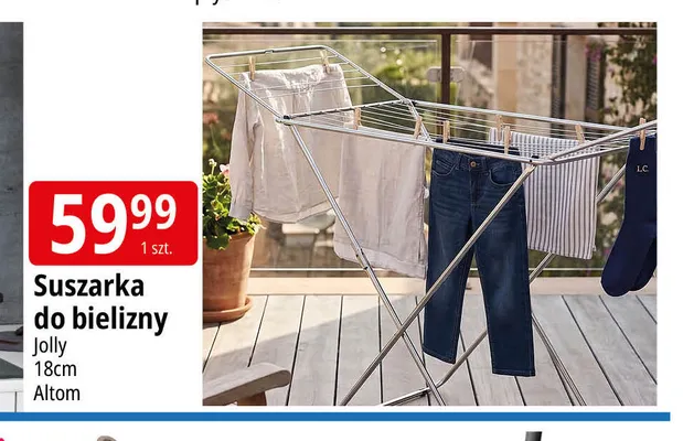 Suszarka do bielizny Jolly Altom promocja w Leclerc