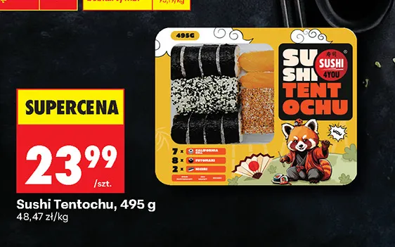 Sushi Tentochu Sushi 4You promocja w Biedronka