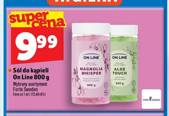 Sól do kąpieli On Line Magnolia Whisper promocja w TOPAZ