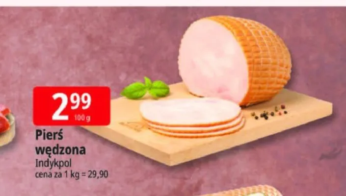 Pierś wędzona Indykpol promocja w Leclerc