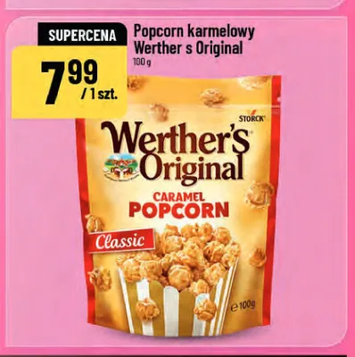 Popcorn karmelowy Werther's Original Classic promocja w POLOmarket