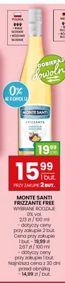 Wino bezalkoholowe Monte Santi Frizzante Marakuja Moscato promocja w Twój Market