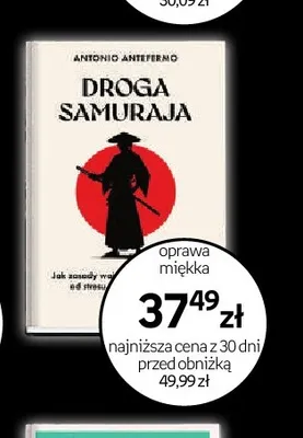 Książka Droga samuraja Antonio Antefermo promocja w Empik