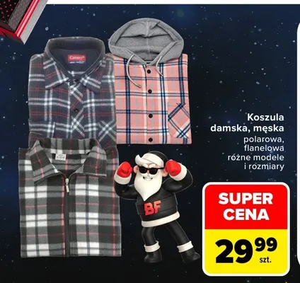 Koszula damska polarowa promocja w Carrefour