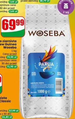 Kawa ziarnista Papua New Guinea 1 kg promocja w Dino