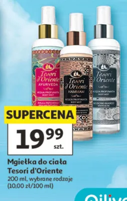 Mgiełka do ciała Tesori d'Oriente promocja w Auchan