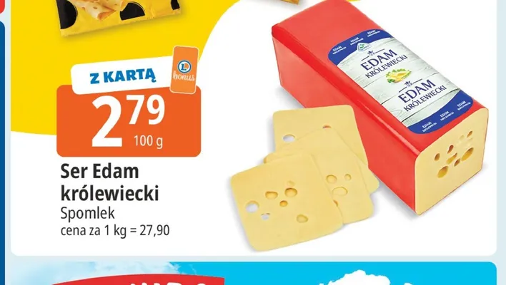 Ser Edam Królewiecki Spomlek promocja w Leclerc