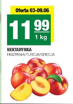 Nektarynka Hiszpania/Turcja/Grecja promocja w SPAR