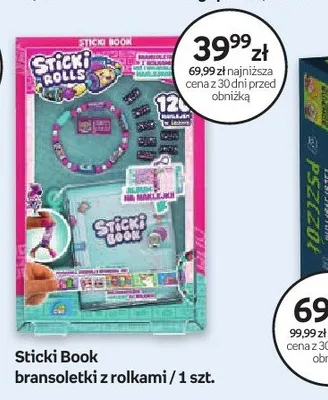 Sticki Book bransoletki z rolkami promocja w Empik