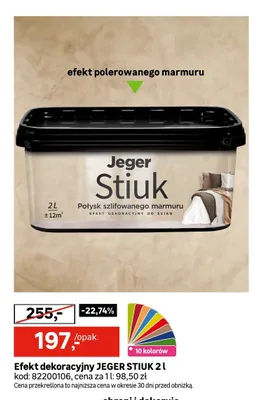 Efekt dekoracyjny Jeger Stiuk promocja w Leroy Merlin