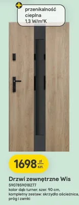 Drzwi zewnętrzne Wis promocja w Castorama