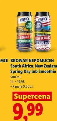 Piwo Browar Nepomucen Smoothie promocja w Lidl