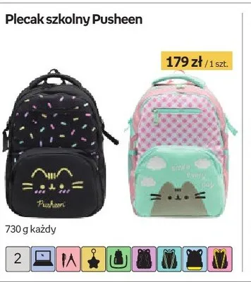 Plecak szkolny Paperdot Pusheen promocja w Empik