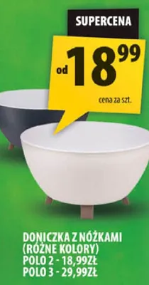 Doniczka z nóżkami różne kolory POI Ø2 - 18,99ZŁ, POI Ø2 - 29,99ZŁ promocja w Arhelan