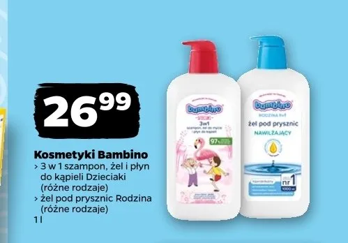 Żel pod prysznic Bambino Rodzina promocja w Netto
