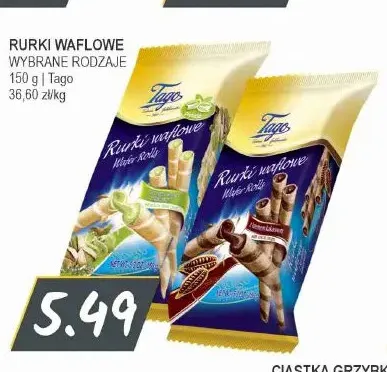 Rurki waflowe Tago promocja w Słoneczko