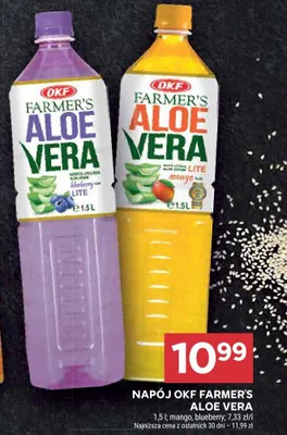 Napój OKF Farmer's Aloe Vera mango promocja w Stokrotka