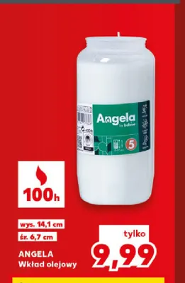 Wkład olejowy Angela 100h promocja w Kaufland