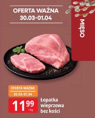 Łopatka wieprzowa bez kości promocja w Leclerc