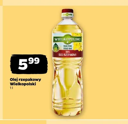Olej rzepakowy Wielopolski promocja w Netto
