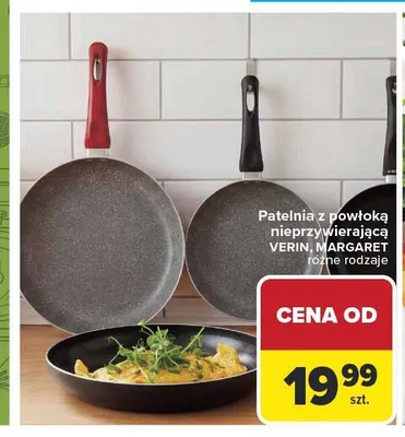 Patelnia z powłoką nieprzywierającą VERIN promocja w Carrefour