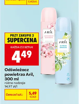 Odświeżacz powietrza Aril promocja w Biedronka