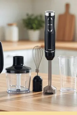 Blender 3 w 1 Hoffen Expert czarny promocja w Biedronka