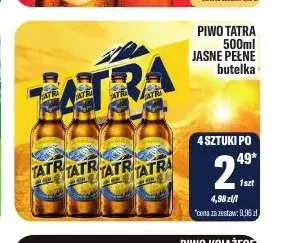 Piwo Tatra promocja w Tomi Markt