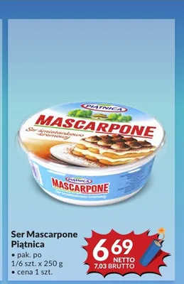 Ser Mascarpone Piątnica promocja w Makro