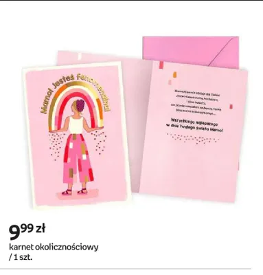 Karnet okolicznościowy promocja w Empik