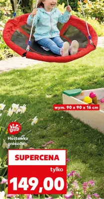 Huśtawka gniazdo promocja w Kaufland