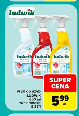 Płyn do szyb Ludwik z alkoholem promocja w Carrefour