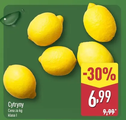 Cytryny bio K-classic promocja w Aldi
