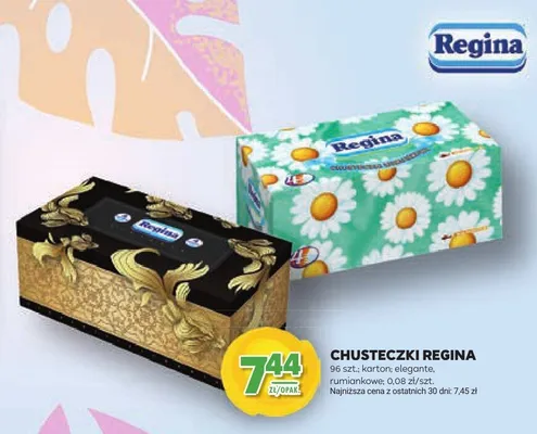 Chusteczki karton, elegante, rumianikowe Regina promocja w Stokrotka