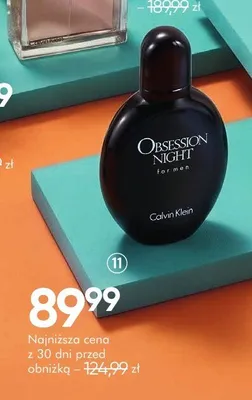 Woda toaletowa Calvin Klein Obsession Night promocja w Super-Pharm