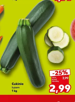 Cukinie promocja w Kaufland