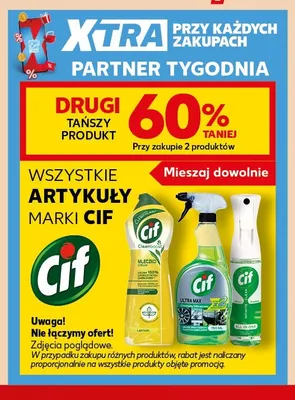 Spray do czyszczenia Cif Cleanboost All in One promocja w Kaufland