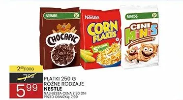 Płatki 250g różne rodzaje promocja w Wafelek