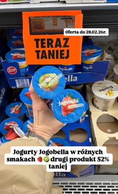Jogurt owocowy kiwi promocja w Biedronka