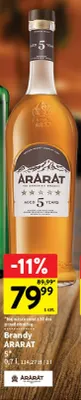 Brandy Ararat 5* promocja w Intermarche