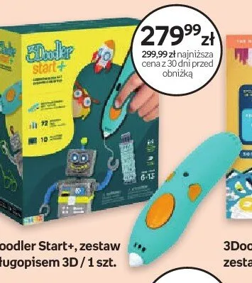Zestaw z długopisem 3D 3Doodler Start+ promocja w Dzień Dziecka