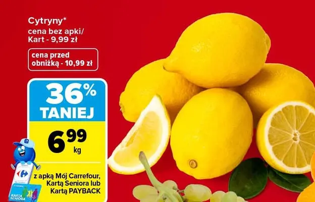 Cytryny promocja w Carrefour