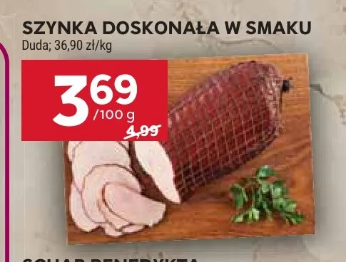 Szynka doskonała w smaku Duda promocja w Stokrotka