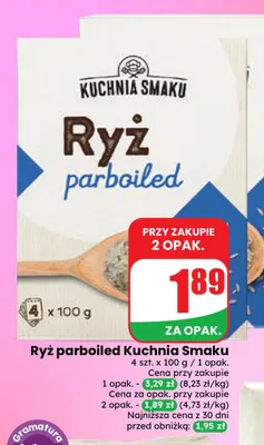 Ryż parboiled Kuchnia Smaku promocja w Dino