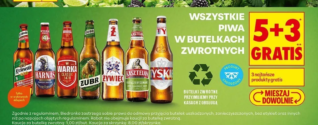Piwo Żywiec Jasne Lekkie promocja w Biedronka
