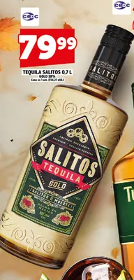 Tequila Salitos Gold 38% promocja w TOPAZ