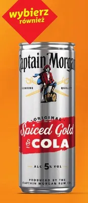 Rum Original Spiced Gold & Cola  promocja w Lidl